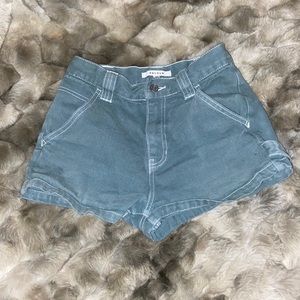 green pacsun jean shorts